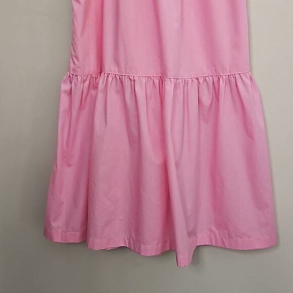 Abercrombie Kids Pink Ruffle Maxi Long Sleeveless Dress Size 9/10 - Picture 4 of 12